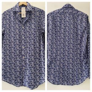 Paul Smith Men Blue Floral Shirt